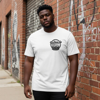 Roll ’Em Up Black Sketch Rink Tee